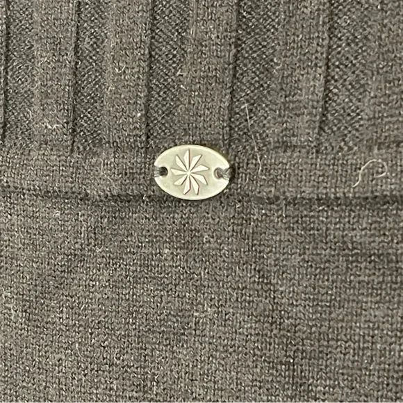 Athleta Black Mission Moto Sweater Wool blend - Picture 7 of 9
